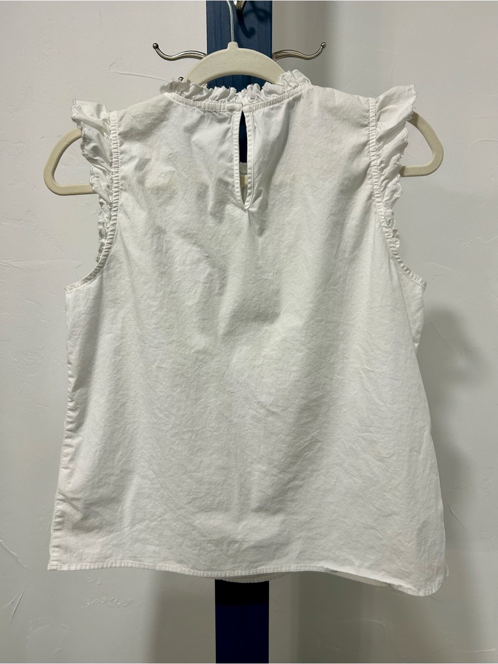 J. Crew Factory Sleeveless Ruffleneck Top - Picture 3 of 3